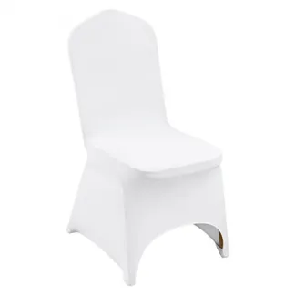VEVOR Stuhlhussen aus Elastischem Spandex für Klappstühle, Universell Passender, Gewölbter Vorderbezug, Abnehmbare & Waschbare Schonbezüge, für Hochzeit, Bankett, Party, Feier, Essen (50 Stück, Weiß) VEVOR Stuhlhussen aus Elastischem Spandex für Klappstühle, Universell Passender, Gewölbter Vorderbezug, Abnehmbare & Waschbare Schonbezüge, für Hochzeit, Bankett, Party, Feier, Essen (50 Stück, Weiß)