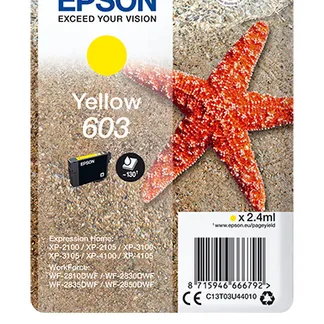 Epson Singlepack Yellow 603 Ink Epson Singlepack Yellow 603 Ink