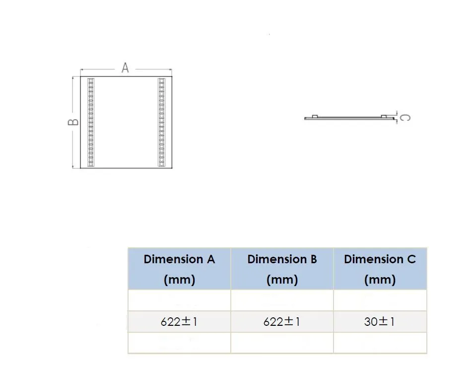Synergy 21 LED light panel 620*620 ROW neutralweiß 30W weiss UGR – Bild 6