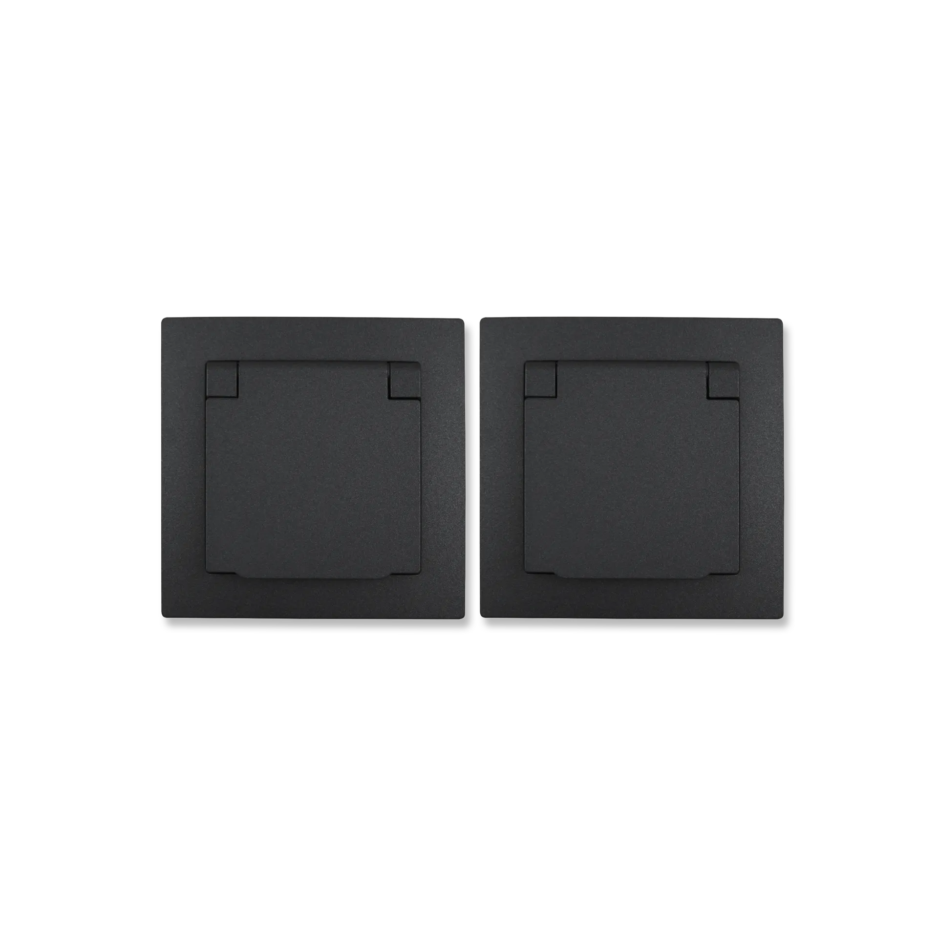 Schutzkontakt-Steckdose McPower “Flair“, 250V~/16A, UP, IP44, anthrazit,2er-Pack Schutzkontakt-Steckdose McPower “Flair“, 250V~/16A, UP, IP44, anthrazit,2er-Pack