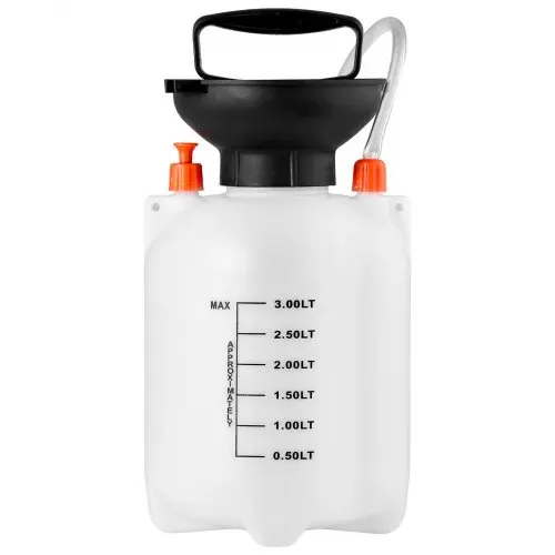 VEVOR Getriebeölpumpe, 3 L, Ölfüller, Manuelle Getriebeöl-Transferpumpe mit Schlauch & HDPE-Tank, Pumpenwerkzeug mit PTFE-Band, Kfz-Ölbefüllsystem, Schaltgetriebeflüssigkeitsfüllgerät – Bild 8