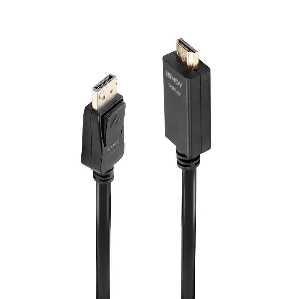 Lindy 36922 Videokabel-Adapter 2 m DisplayPort HDMI Typ A (Standard) Schwarz Lindy 36922 Videokabel-Adapter 2 m DisplayPort HDMI Typ A (Standard) Schwarz