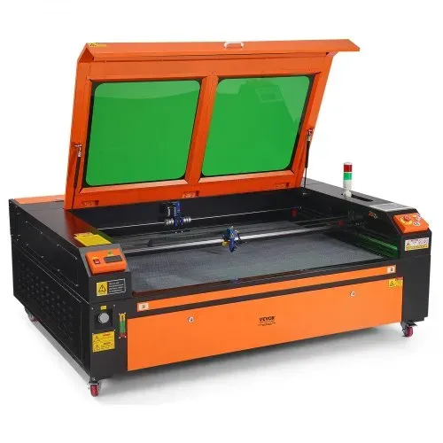 VEVOR 130W CO2-Lasergravierer, 900x1400mm, 500mm/s Laserschneidmaschine mit 2-Wege-Pass-Air-Assist, kompatibel mit LightBurn, CorelDRAW, AutoCAD, Windows, Mac OS, Linux, für Holz, Acryl, Stoff – Bild 9