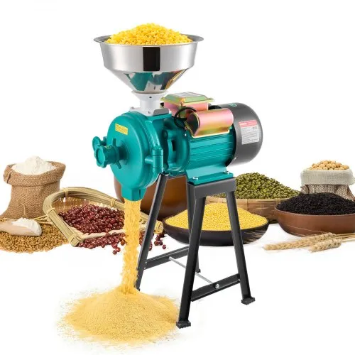VEVOR Elektrische Getreidemühle 50 kg/h, Getreidemühle 2200 W Gusseisen, Gewürzmühle mit rutschfesten Gummifüßen, für Trockenes Getreide Gewürze Müsli Kaffee Mais Pfeffer, Hochgeschwindigkeit VEVOR Elektrische Getreidemühle 50 kg/h, Getreidemühle 2200 W Gusseisen, Gewürzmühle mit rutschfesten Gummifüßen, für Trockenes Getreide Gewürze Müsli Kaffee Mais Pfeffer, Hochgeschwindigkeit