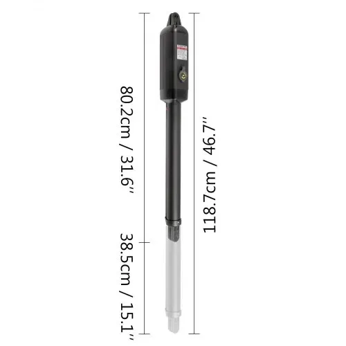 VEVOR Automatischer Doppeloszillations-Toröffner Garagentorantrieb 457 mm – Bild 7