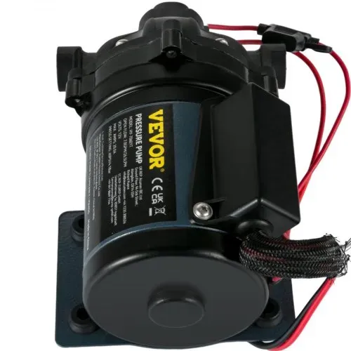 VEVOR Abwaschpumpe, 12 V DC, 7 GPM 60 PSI, max. 3 m Hebebühne selbstansaugende Wasserpumpe, mit EPDM-Ventil, Universal-Salzwassersieb & Innengewinde, für Wohnmobil, Marine Deck, Yacht – Bild 8