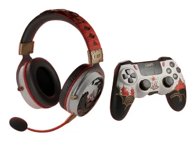 Lexip Assassin Schwarz, Gold, Rot, Weiß Bluetooth/RF/USB Gamepad Analog / Digital Android, Nintendo Switch, PC, PlayStation 4 Lexip Assassin Schwarz, Gold, Rot, Weiß Bluetooth/RF/USB Gamepad Analog / Digital Android, Nintendo Switch, PC, PlayStation 4