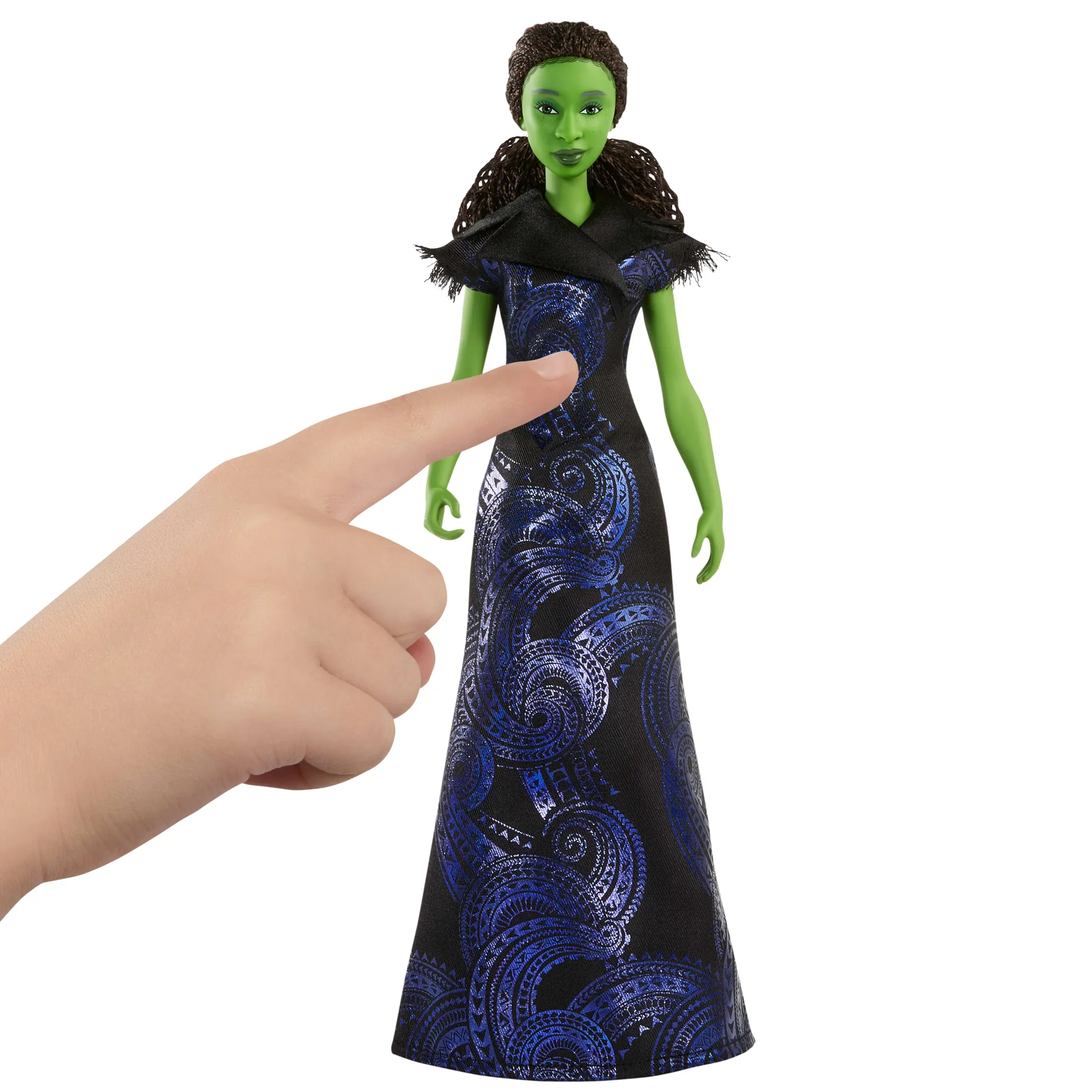 Mattel Wicked: For Good von Universal Pictures Elphaba-Puppe, filmgetreues Outfit, singt „For Good“ – Bild 5