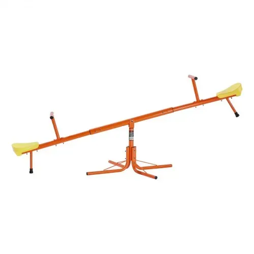 VEVOR Kinderwippe, 45,4 kg Tragkraft pro Sitz, Gartenwippe mit 4-zackigen Stützbeinen, Schaukelwippe, 360 Grad drehbar, Spielplatzgerät für Kinder ab 3 Jahren, 1905x790x660 mm – Bild 10