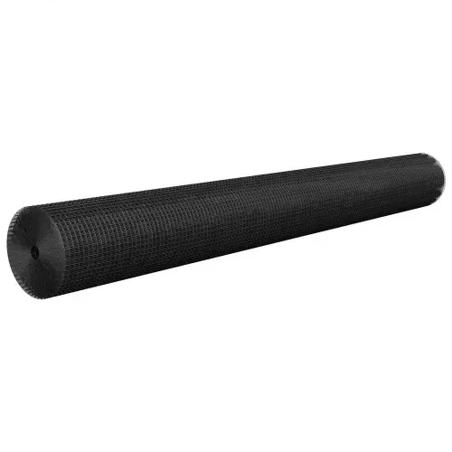 VEVOR Gartenzaun 183 cm x 30,48 m, Maschenbreite 1,27x1,27 cm, φ1,06 mm verzinkter Maschendraht-Zaun, vinylbeschichteter Hühnerdrahtzaun, Schweißgitter Gartenpflanzenzaun für Kaninchen & Geflügel – Bild 8