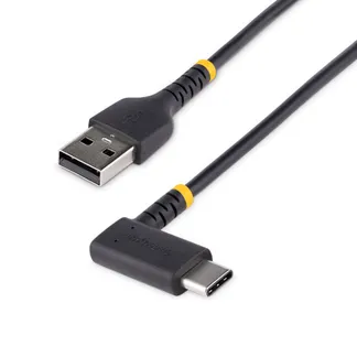 StarTech.com 30cm USB-A zu USB-C-Schnellladekabel, Laden und Synchronisieren, 3A, USB 2.0, TPE-Mantel mit Aramidfaser – Robustes Rechtwinkliges USB Ladekabel StarTech.com 30cm USB-A zu USB-C-Schnellladekabel, Laden und Synchronisieren, 3A, USB 2.0, TPE-Mantel mit Aramidfaser – Robustes Rechtwinkliges USB Ladekabel