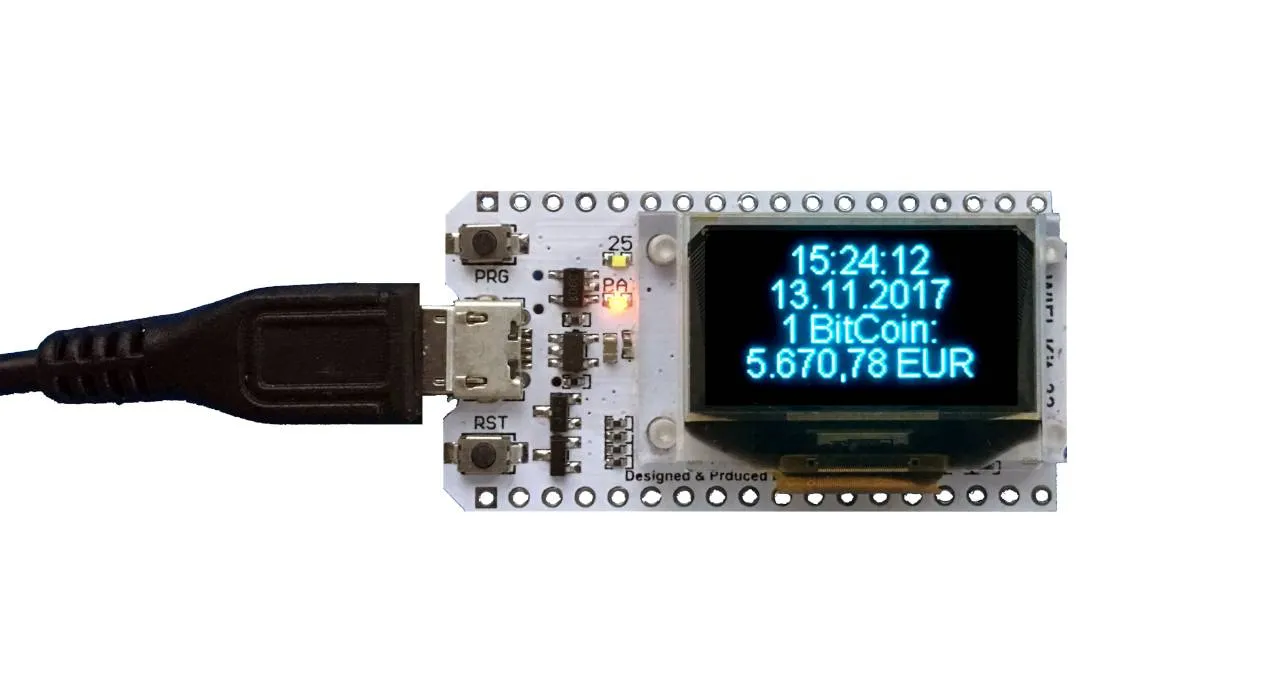 ALLNET 4duino IoT WLAN Display - ESP32 Modul mit 4 Zeilen Display – Bild 4