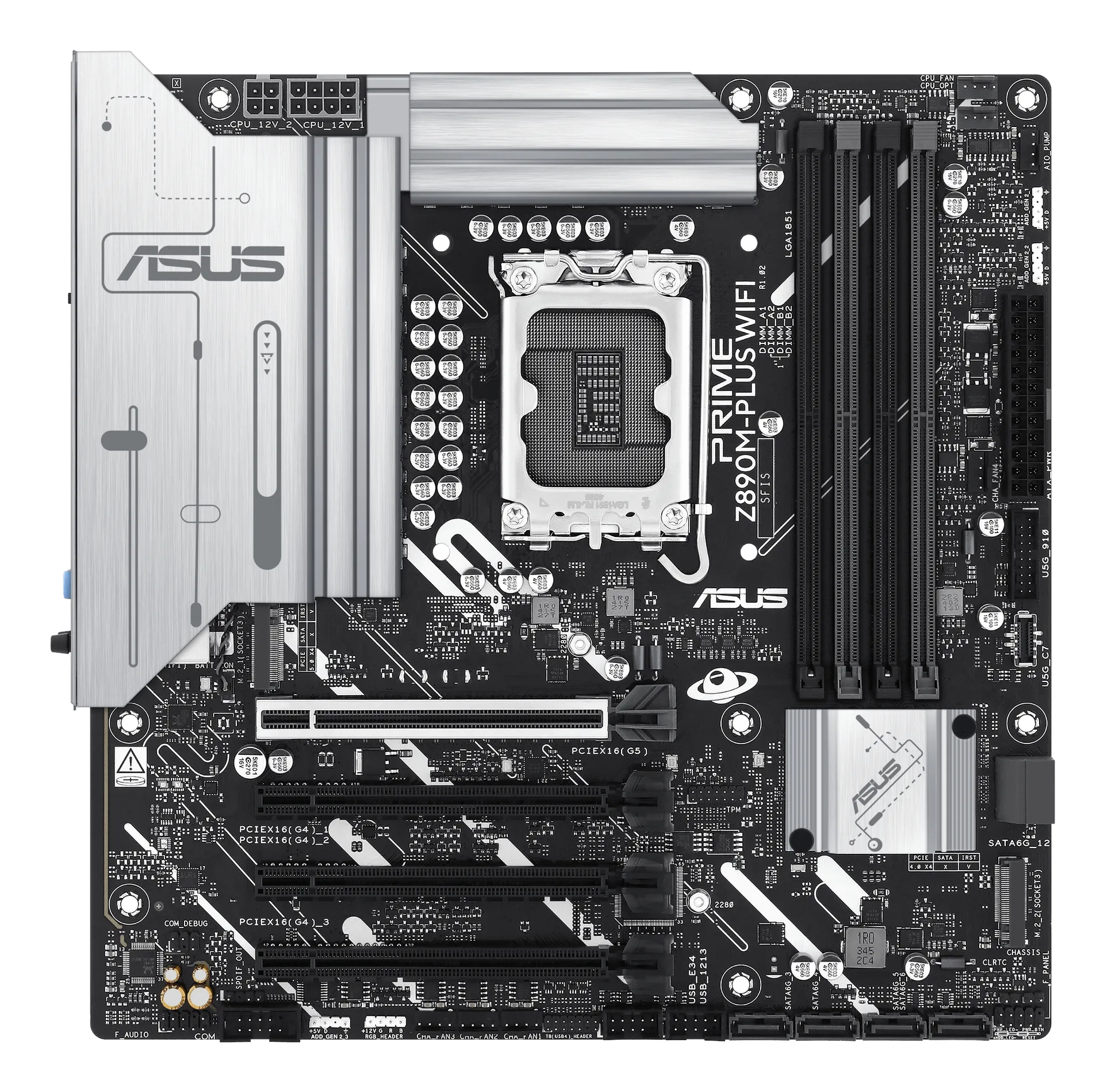 ASUS PRIME Z890M-PLUS WIFI Intel Z890 LGA 1851 (Socket V1) micro ATX – Bild 2