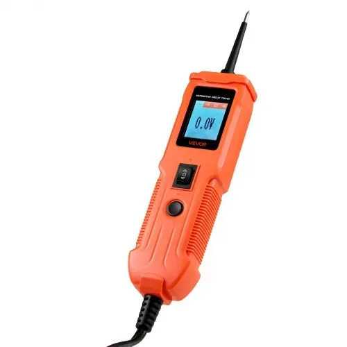 VEVOR Kfz Stromkreistester Elektroprüfer 8-35 DCV mit Stromkreissonde & TFT-Farbdisplay & Beleuchtung, Spannungsprüfer mit 4 m Kabel & ABS-Gehäuse, elektrischer Detektorfinder Stromkreisprüfer – Bild 8