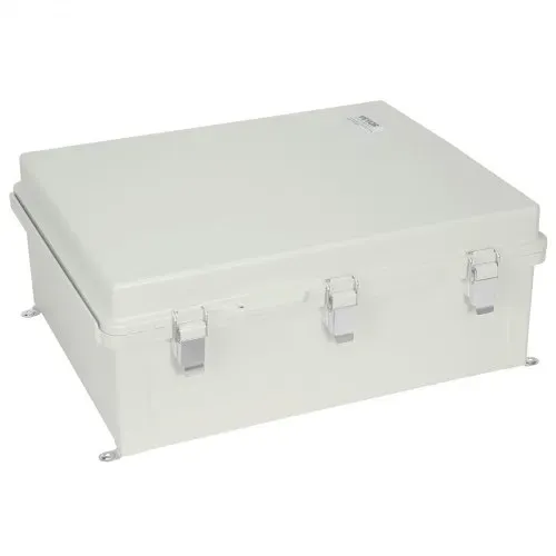 VEVOR Abzweigkasten 530 x 430 x 200 mm, Elektrogehäusekasten aus ABS-Kunststoff mit Scharnierdeckel, Edelstahlverschluss, IP67 staubdicht und wasserdicht für elektrische Projekte im Freien – Bild 8