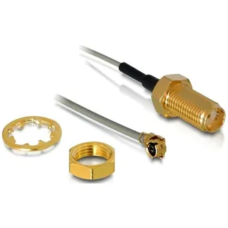 Antennenkabel SMA Buchse zum Einbau > MHF /U.FL-LP-068 komp. Stecker Antennenkabel SMA Buchse zum Einbau > MHF /U.FL-LP-068 komp. Stecker