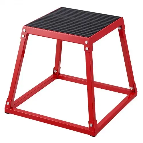 VEVOR Plyometrische Sprungbox, 458 mm Plyo-Box, Plyometrische Plattform Plyobox Rot, Rutschfeste Fitness-Übungs-Step-Up-Box für Heimtraining, Konditions-Krafttraining, Gesäß, Oberschenkel Trainieren VEVOR Plyometrische Sprungbox, 458 mm Plyo-Box, Plyometrische Plattform Plyobox Rot, Rutschfeste Fitness-Übungs-Step-Up-Box für Heimtraining, Konditions-Krafttraining, Gesäß, Oberschenkel Trainieren