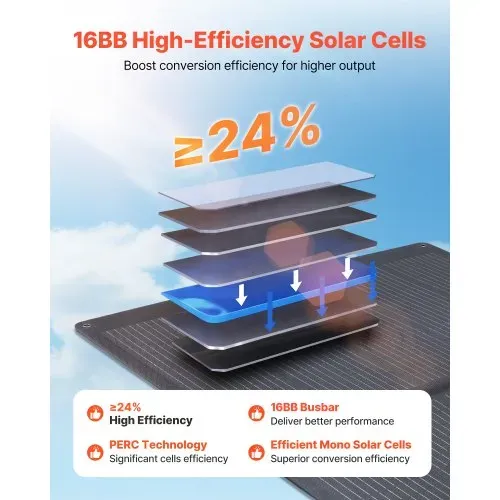 VEVOR Faltbares Solarpanel 400 W, Tragbares Solarladegerät 24 % Hocheffizienz, Monokristallines Solarmodul mit MC4-Ausgang & 10-in-1-DC-Adapter, IP67, für Powerstations, Camping, Wandertouren – Bild 3