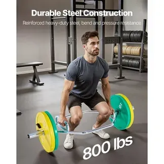 VEVOR Trap Bar Hexagon Hantelstange Langhantel 50 mm 360 kg Tragkraft, Gewichtheben und Krafttrainingsgerät, Heimfitnessstudio für Kniebeugen Kreuzheben Schulterdrücken, Silber VEVOR Trap Bar Hexagon Hantelstange Langhantel 50 mm 360 kg Tragkraft, Gewichtheben und Krafttrainingsgerät, Heimfitnessstudio für Kniebeugen Kreuzheben Schulterdrücken, Silber