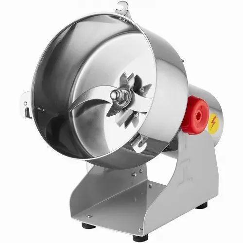 VEVOR elektrische Getreidemühle Hochgeschwindigkeits-Maismühle 2500 g 3400 W, Pulverisiermaschine aus Edelstahl, für trockene Körner Gewürze Müsli Kaffee Mais Pfeffer Schwenktyp 24 x 23 x 39 cm – Bild 10