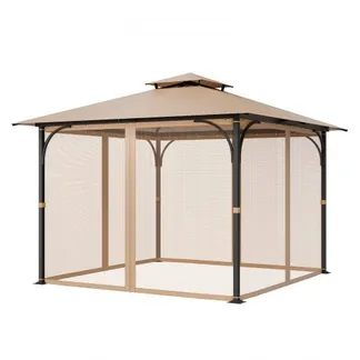 VEVOR Moskitonetz für Pavillon, Mückennetz-Ersatz, passend für 304,8×304,8×213,4 cm große Pavillons, Insektennetz, 4-teiliger Seitenwand-Pavillonvorhang, mit Doppelreißverschluss (nur Netz) VEVOR Moskitonetz für Pavillon, Mückennetz-Ersatz, passend für 304,8×304,8×213,4 cm große Pavillons, Insektennetz, 4-teiliger Seitenwand-Pavillonvorhang, mit Doppelreißverschluss (nur Netz)