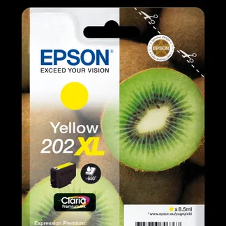 Epson Kiwi Singlepack Yellow 202XL Claria Premium Ink Epson Kiwi Singlepack Yellow 202XL Claria Premium Ink