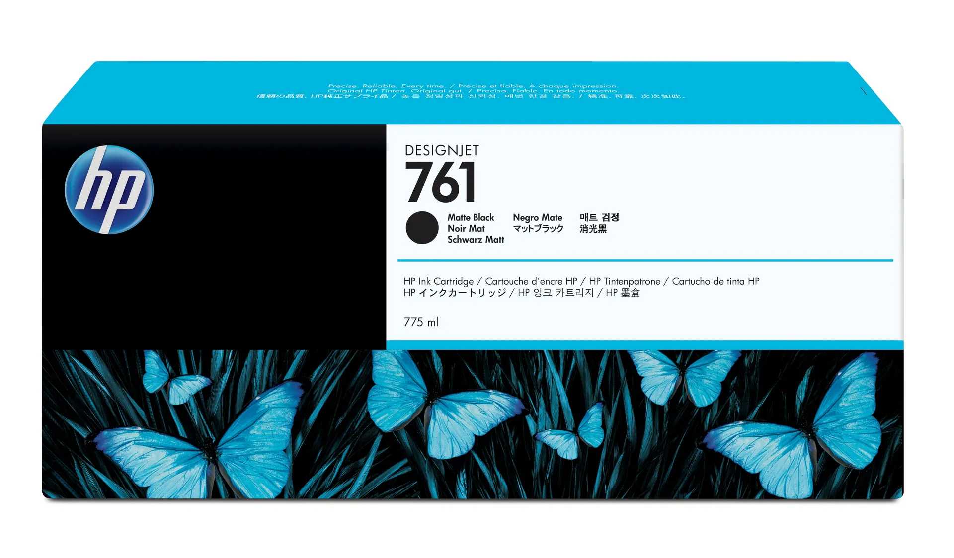 HP 761 Mattschwarz DesignJet Druckerpatrone, 775 ml HP 761 Mattschwarz DesignJet Druckerpatrone, 775 ml