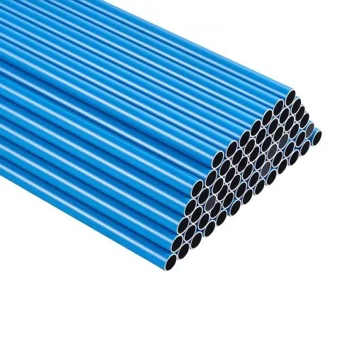 VEVOR Druckluftschlauch-Satz 62 Stk. Druckluftrohre 71,3m x 17,3mm Innen, Kompressorschlauch für Werkstatt Garage & Fabirk, Luftleitung aus Aluminium, Max. 2 MPa Betriebsdruck, mit Zubehör-Set, Blau – Bild 10
