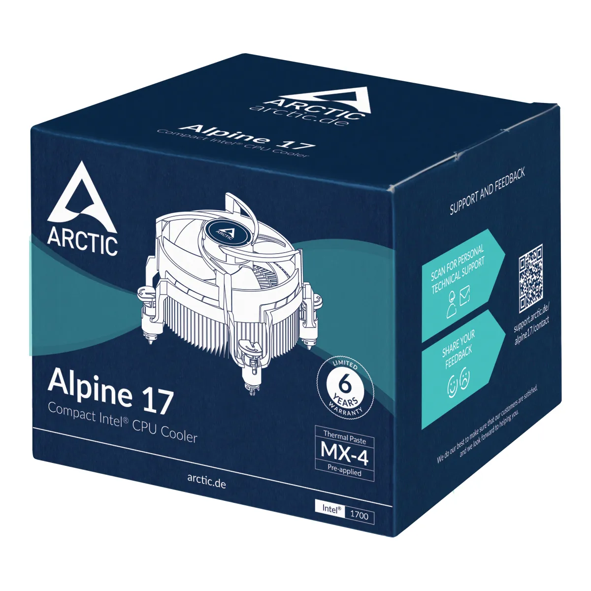ARCTIC Alpine 17 - Kompakter Intel CPU Kühler – Bild 7