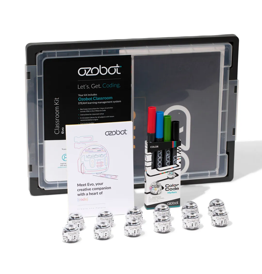Ozobot MINT Coding Roboter Schulset "Evo Classroom Kit 12 Robots" – Bild 5