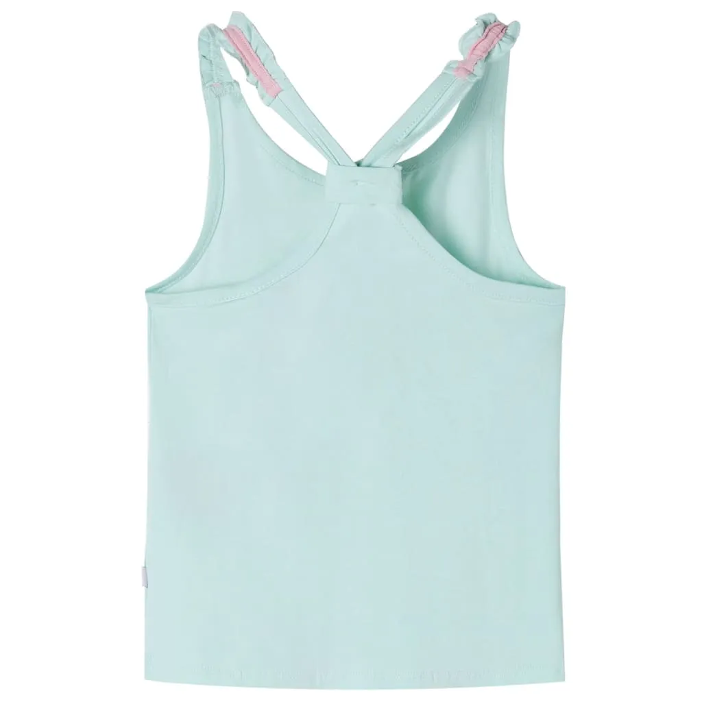 vidaXL Kinder-Tanktop Helles Minzgrün 92 – Bild 2