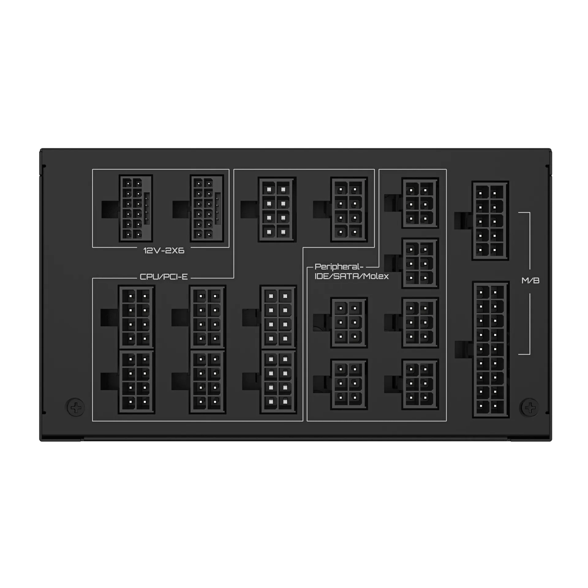 GIGABYTE UD1600PM PG5 AI TOP Netzteil - PCIe 5.0, 80 PLUS Platinum, Vollmodulares Design, 120-mm-Lüfter, ATX 3.1 kompatibel, EU-Stecker – Bild 3