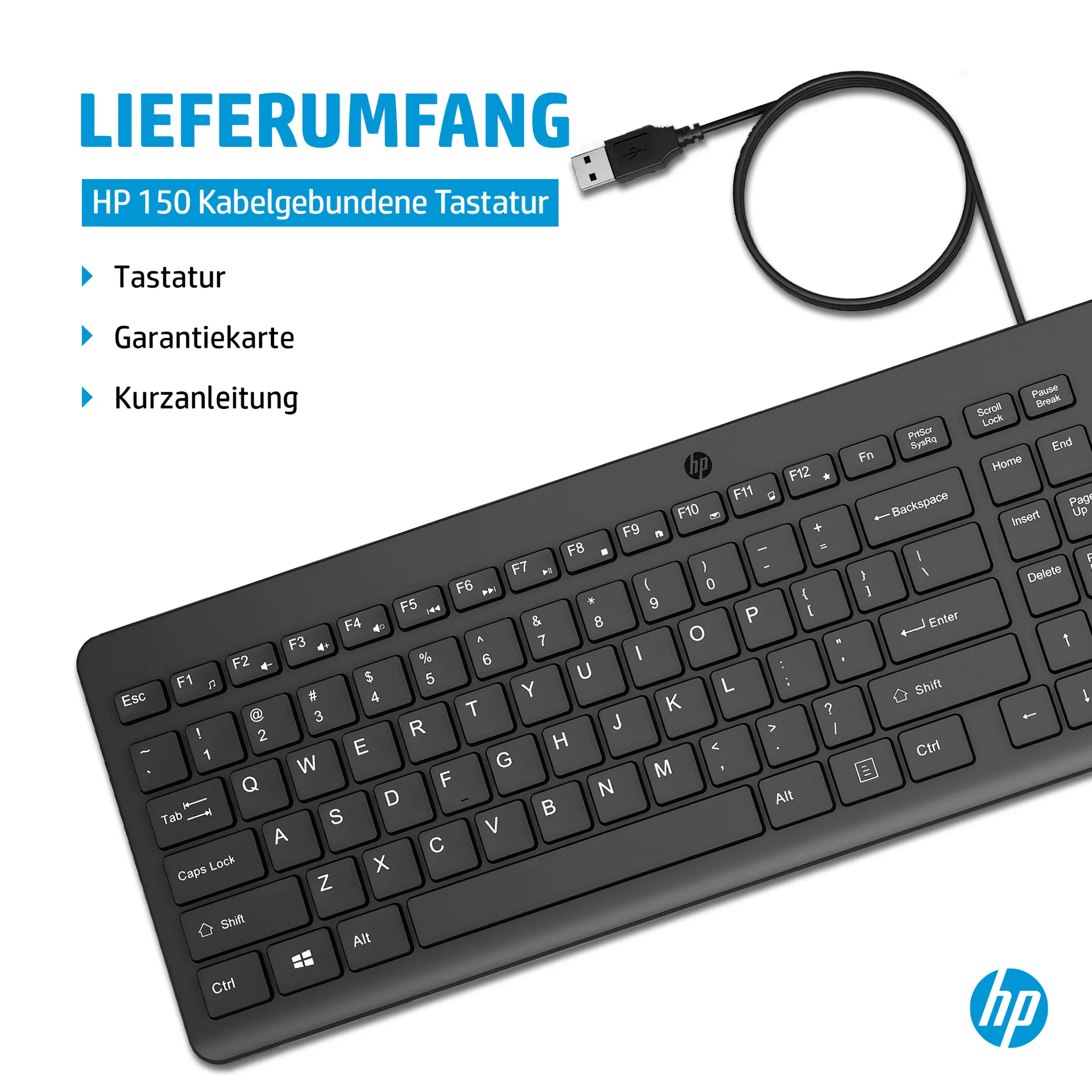 HP 150 Kabelgebundene Tastatur – Bild 4