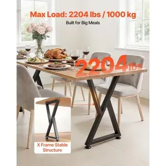 VEVOR Tischkufen 2er-Set 472×740 mm, Z-förmige Tischuntergestell 1000 kg, Tischbeine Kohlenstoffstahl, Möbelfüße, Tischgestell, Tischfüße für Schreibtische, Couchtische, Esstische, Schwarz VEVOR Tischkufen 2er-Set 472×740 mm, Z-förmige Tischuntergestell 1000 kg, Tischbeine Kohlenstoffstahl, Möbelfüße, Tischgestell, Tischfüße für Schreibtische, Couchtische, Esstische, Schwarz