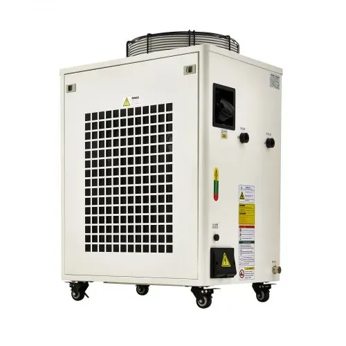 VEVOR Industrieller Wasserkühler, 5 kW, Wasserkühlsystem mit Kompressor, 15 L Tankinhalt, max. Durchflussrate 70 L/min, Industrial Water Chiller für CO2-Laser-Röhrengravur- & Schneidemaschinen – Bild 9