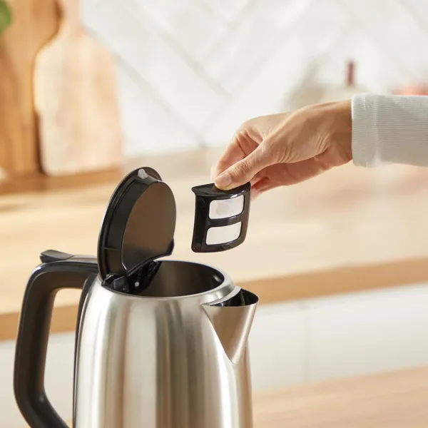 Tefal Subito KO5S0DE0 Wasserkocher 1,7 l 2400 W Schwarz, Edelstahl – Bild 5