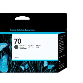 HP 70 Mattschwarz DesignJet Druckerpatrone, 130 ml HP 70 Mattschwarz DesignJet Druckerpatrone, 130 ml