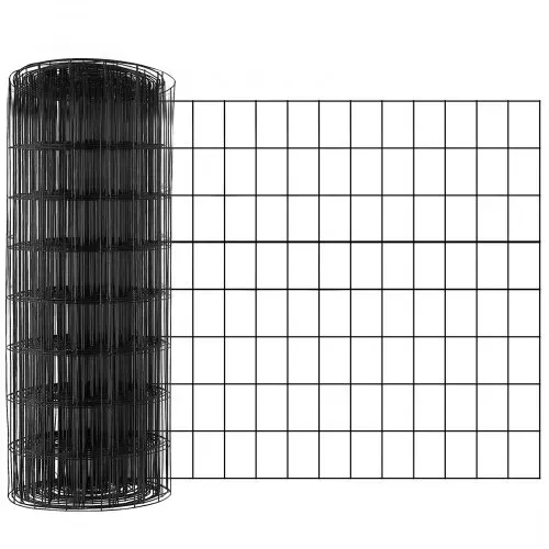VEVOR Volierendraht 61 x 1524 cm, Gartenzaun, 1,52 mm Maschendrahtzaunrolle, Vinylbeschichtetes Drahtzaun für Hühnerstallbarrieren, Kaninchen- und Schlangenzäune, Geflügelgehege – Bild 9