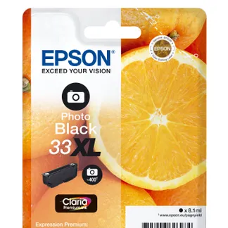 Epson Oranges Singlepack Photo Black 33XL Claria Premium Ink Epson Oranges Singlepack Photo Black 33XL Claria Premium Ink