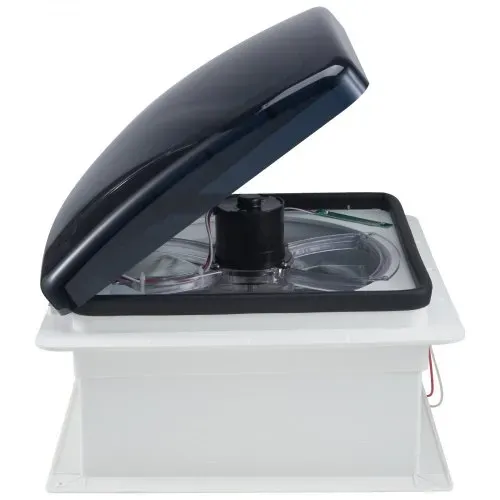 VEVOR Wohnmobil-Lüfter, Dachventilator 12 V, leistungsstarker 10-Gang-Wendelüfter mit Fernbedienung, eingebauter Gleichstrommotor, elektrischer Deckel, passend für 35,6x35,6 cm große Dachöffnungen – Bild 9