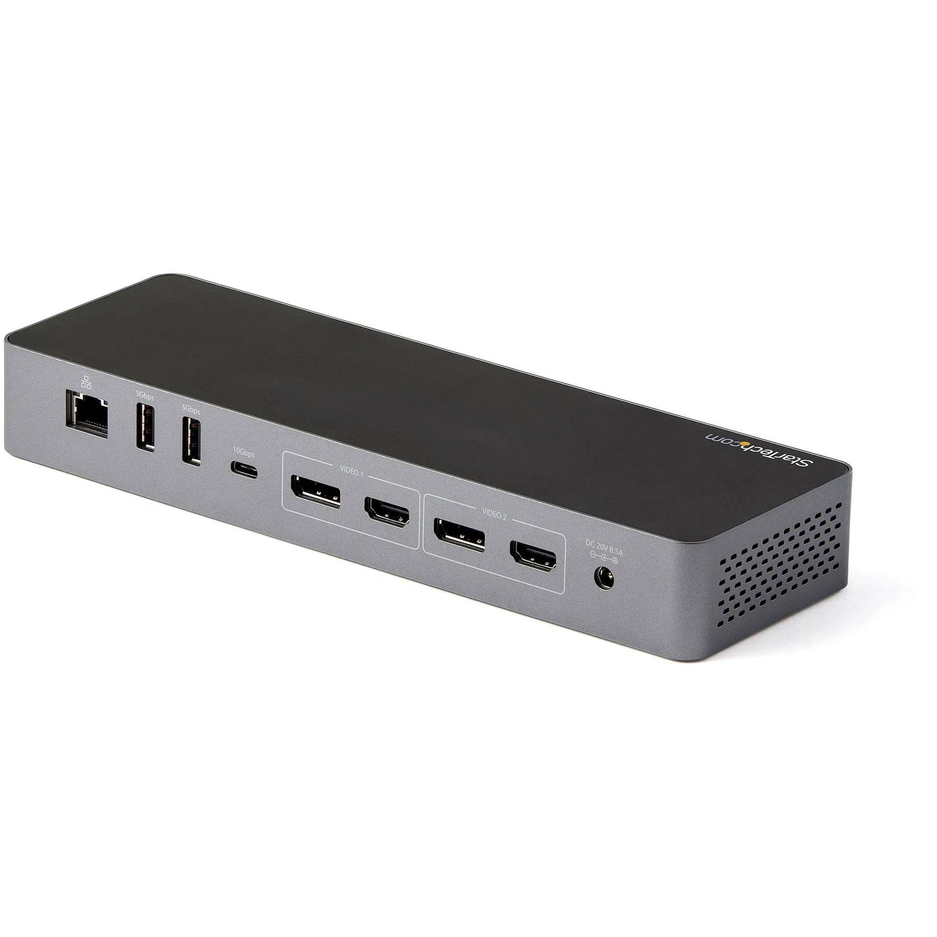 StarTech.com Thunderbolt 3 Dock mit USB-C Host-Kompatibilität - Dual 4K 60Hz DisplayPort 1.4 oder Dual HDMI Monitore - Single 8K - TB3/USB-C Laptop Docking Station - 96W PD, 5xUSB - 10 Gbit/s – Bild 2