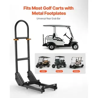 VEVOR Haltegriff für Golfwagen (450 x 235 x 905 mm) kompatibel mit den meisten Golfwagen mit Metallfußplatten, höhenverstellbarer (69,85-85,09 cm) Haltegriff aus Karbonstahl für den Rücksitz VEVOR Haltegriff für Golfwagen (450 x 235 x 905 mm) kompatibel mit den meisten Golfwagen mit Metallfußplatten, höhenverstellbarer (69,85-85,09 cm) Haltegriff aus Karbonstahl für den Rücksitz
