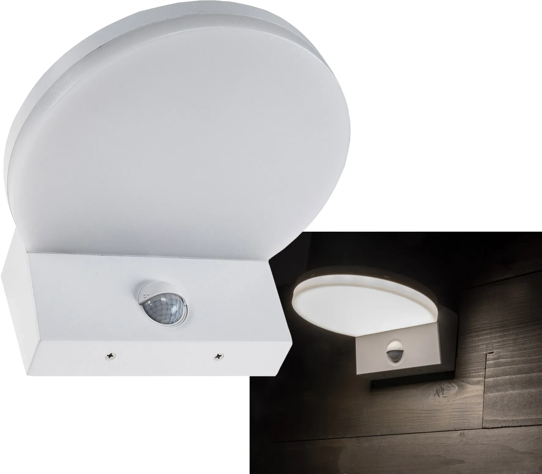 LED Wandleuchte “TORTUGUERO” IP65 15W, 1569lm, 140° Bewegungsmelder, 4000K LED Wandleuchte “TORTUGUERO” IP65 15W, 1569lm, 140° Bewegungsmelder, 4000K