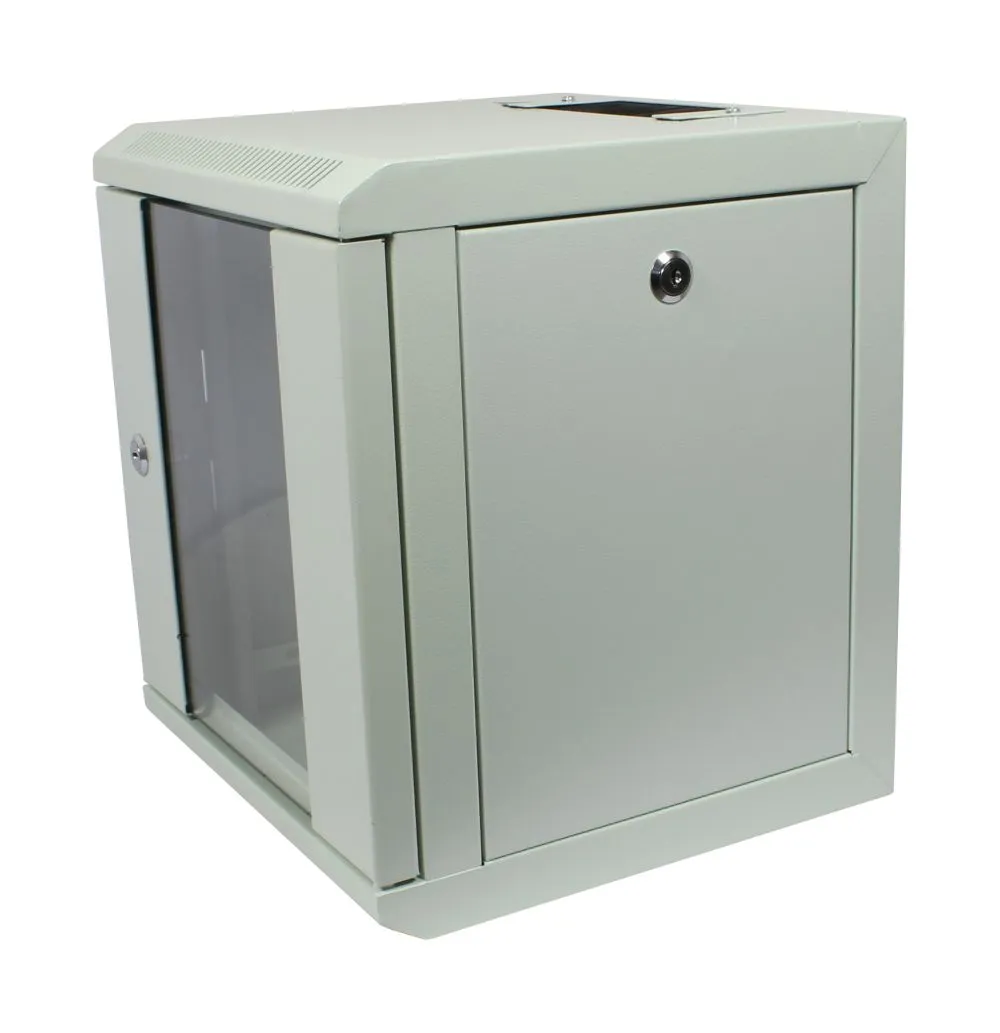 ALLNET 10"Wandgehäuse, 3HE, Lichtgrau, SMM-Serie, – Bild 4