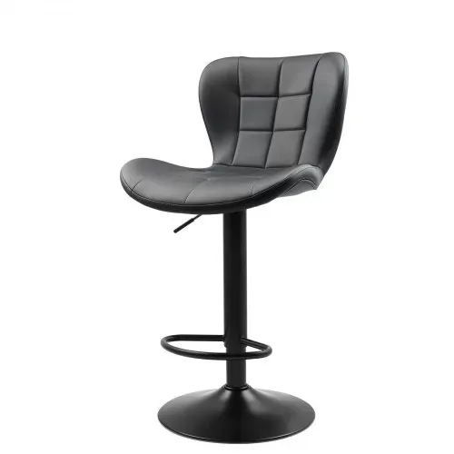 VEVOR Barhocker moderner Thekenhocker aus PU-Leder 2 Stk. 360° drehbarer Bistrohocker mit Rückenlehne & Fußstütze, höhenverstellbarer Küchenhocker (149,7 kg belastbar) für Esszimmer Bar – Bild 10