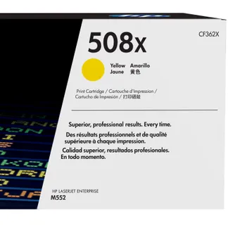 HP 508X Gelb Original LaserJet Tonerkartusche mit hoher Reichweite HP 508X Gelb Original LaserJet Tonerkartusche mit hoher Reichweite