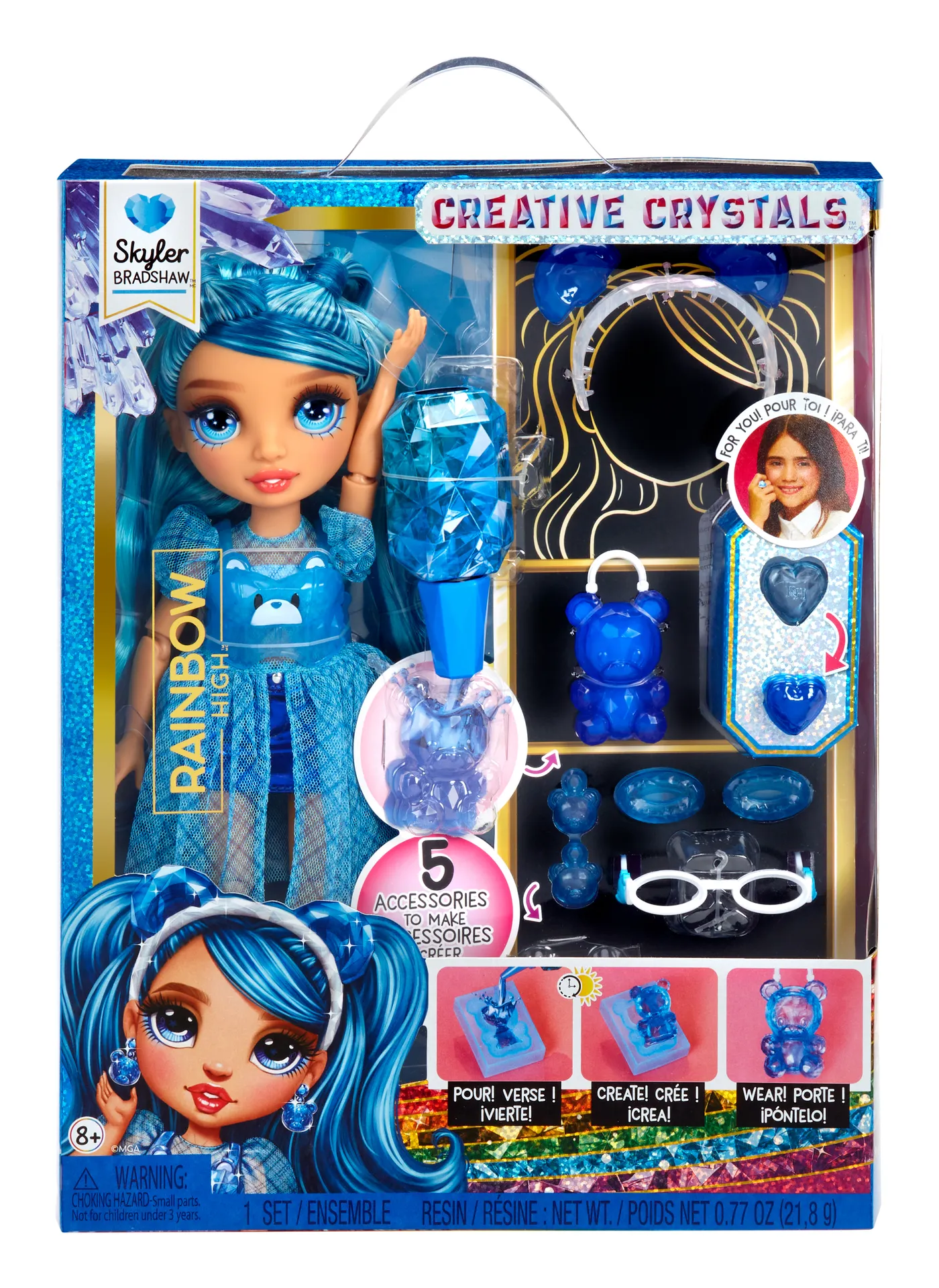 Rainbow High Creative Crystals Fashion Doll- Skyler – Bild 5