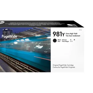 HP 981Y Schwarz Original PageWide Druckerpatrone mit sehr hoher Reichweite HP 981Y Schwarz Original PageWide Druckerpatrone mit sehr hoher Reichweite