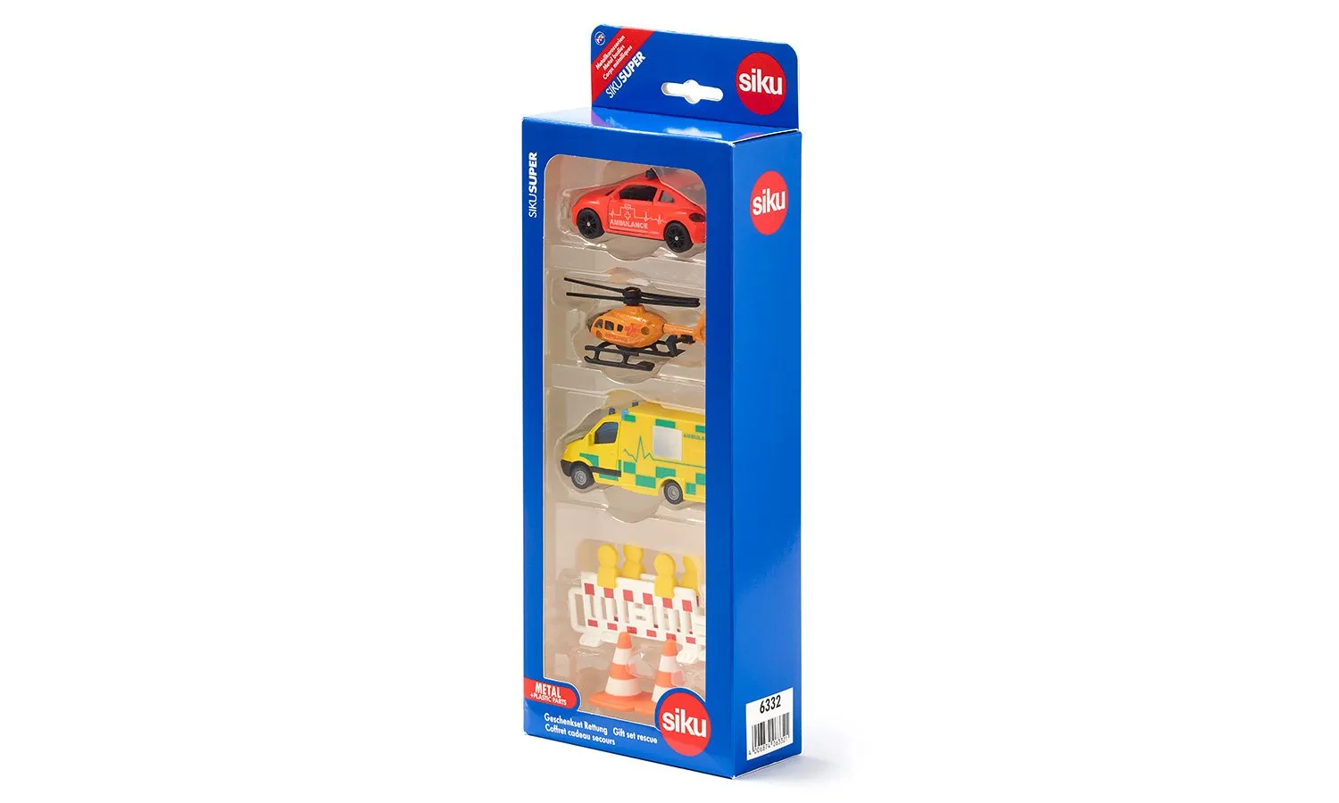 Siku 6332 maßstabsgetreue modell Rettungs-Set Vormontiert Siku 6332 maßstabsgetreue modell Rettungs-Set Vormontiert