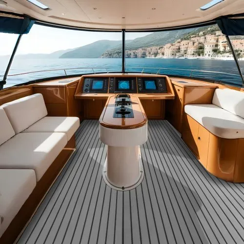VEVOR Bootsboden, EVA-Schaum-Bootsdeck, 2400 x 900 x 6 mm, rutschfester, selbstklebender Bodenbelag, 21600 cm² großer Meeresteppich für Boote, Yachten, Pontons, Kajakdecks – Bild 7